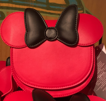 Disney Minnie Mouse Icon Crossbody Red Bag Bow New With Tag