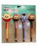 Disney Parks Munchlings Winnie Chip Dale Eeyore Set of 4 Pens New with Card