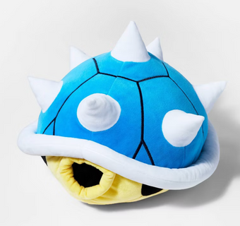 Nintendo Mario Kart Shell Kids' Pillow Blue Toy New With Tag