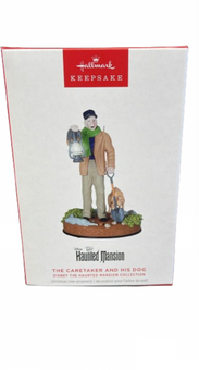 Hallmark Keepsake The Caretaker and His Dog Christmas Ornament New with Box