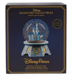 Disney Parks Cinderella Castle Light Up Snow Globe Walt Disney World New