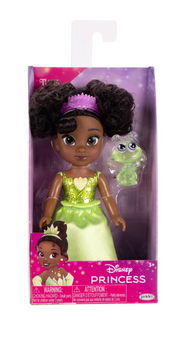 Disney Princess 6" Petite Tiana Doll & Ray Figure Toy New With Tag