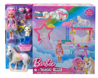 Barbie A Touch of Magic Chelsea Doll Playset with Baby Pegasus Toy New with Box