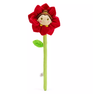 Disney Parks Bendable Red Flower Belle Beauty and the Beast Plush New with Tag