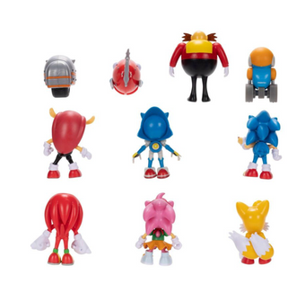 Sonic the Hedgehog Friends & Foes 2.5" Action Figure Set - 10pk New With Box