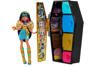 Mattel Monster High Skulltimate Secrets Dress - Up Locker Cleo De Nile Doll New