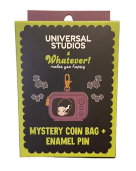 Universal Studios Monsters Mystery Coin Bag Charm with Pin New With Tag