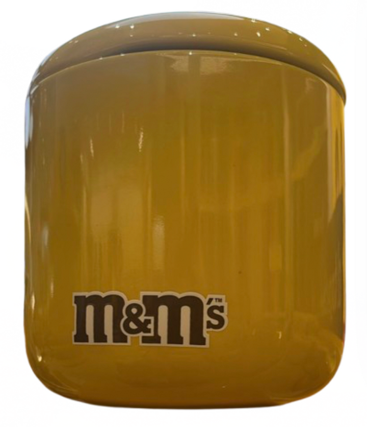 M&M's World Peanut Yellow Character Cookie Jar With Lid New With