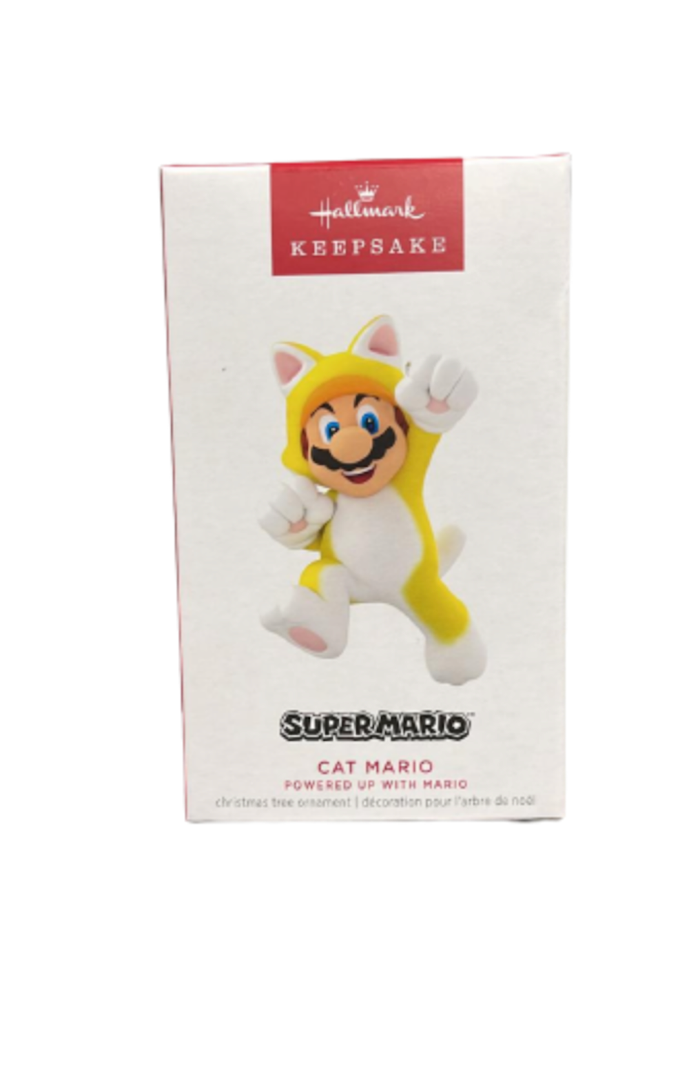 Hallmark 2023 Keepsake Nintendo Super Mario Cat Mario Ornament New with Box