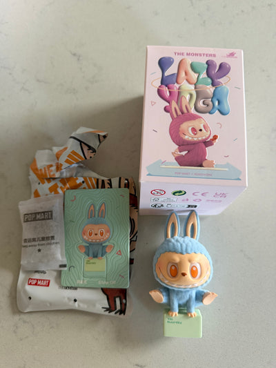 Pop Mart Labubu The Monsters Lazy Yoga Show Off Figure USA SELLER New with Box