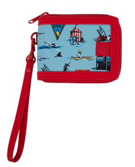 Universal Studios Jaws 50th Anniversary All Over Print Wallet New With Tag