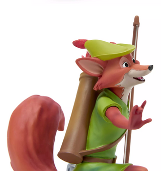 Disney Parks Robin Hood Wooden Log Mini Figurine New With Tag