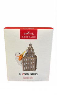 Hallmark 2024 Keepsake Ghostbusters Roast Him Christmas Ornament with Light New