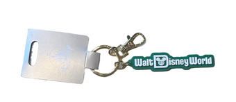 Disney Parks Walt Disney World Logo Mania Green Keychain New With Tag