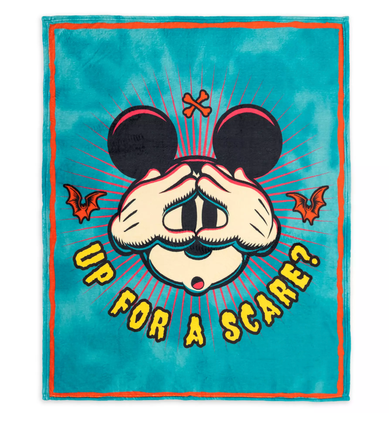 Disney Parks Halloween 2023 Mickey Up for a Scare? Throw Blanket New with Tag