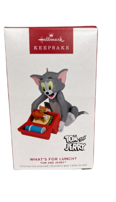 Hallmark 2023 Keepsake Tom Jerry What's for Lunch? Christmas Ornament New w Box