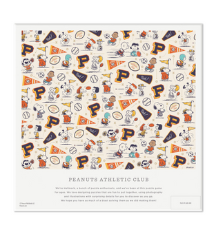 Hallmark Peanuts Athletic Club 1000-Piece Jigsaw Puzzle New with Box