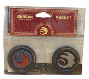 Universal Studios How to Train Your Dragon Isle Of Berk Magnet Set New With Tag