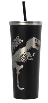 Universal Studios Jurassic Park Engraved Stainless Steel Tumbler New With Tag