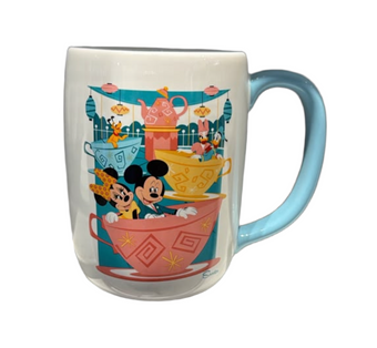 Disney Parks Fine Artist "Tea Time" Coffee Mug New With Tag