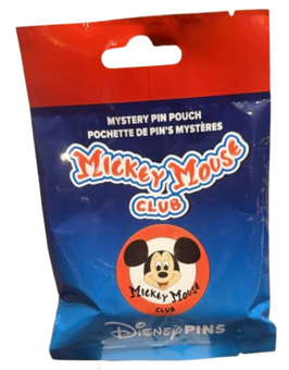 Disney Parks Mickey Mouse Club Mystery Pin Pouch Randomly Selected New With Tag