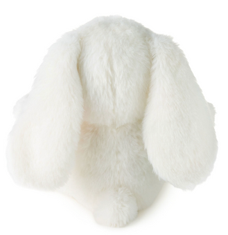 Hallmark White Bunny With Patchwork Ears Easter Plush 8" New with Tag