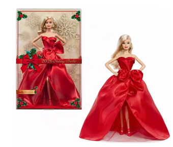 Barbie Signature 2026 Holiday Fashion Doll Seasonal Collector Blonde New W Box