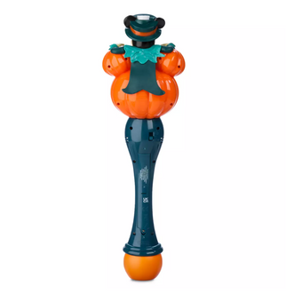Disney Parks 2023 Mickey Jack O'Lantern Halloween Light-Up Bubble Wand New w Tag