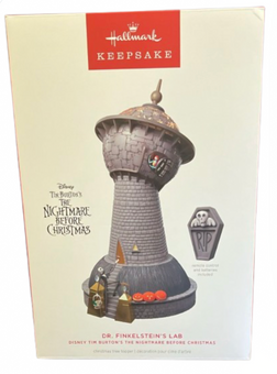 Hallmark Nightmare Before Christmas Dr Finkelstein's Lab Tree Topper New W Tag