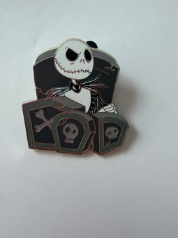 Disney Parks 2024 Jack Tombstones Nightmare Before Christmas Mystery Pin New