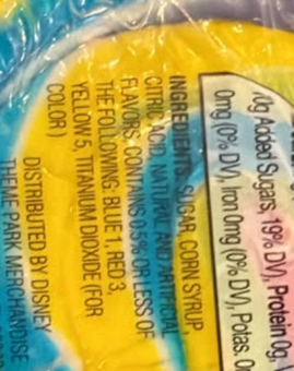 Disney Parks Candy Encanto Mirabel Blue Raspberry Lollipop 2 oz New