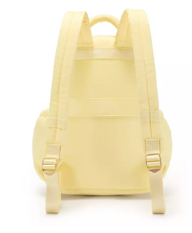Disney Parks Mickey Mouse Satin Backpack Bag Joyful Yellow New With Tag