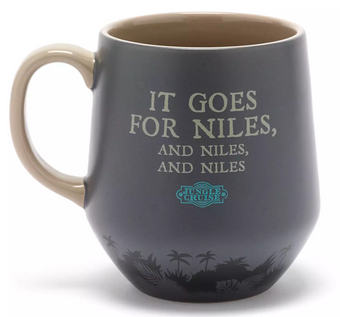 Disney Parks Jungle Cruise It goes for Niles, and Niles Coffee Mug New With Tag
