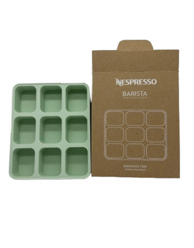 Nespresso Barista Collection Silicone Mint Ice Cube Tray Federico Peri New Box