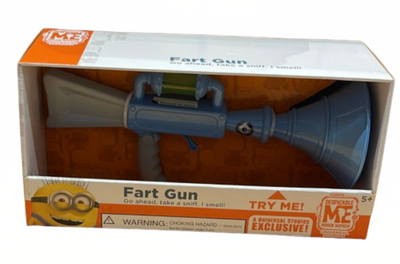 Universal Studios Despicable Me Minion Fart Gun Toy New With Box