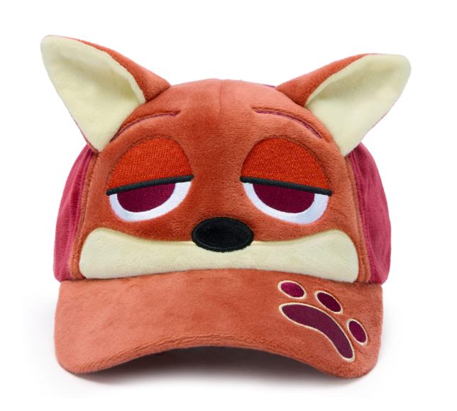 Disney Parks Zootopia 2 Nick Wilde Plush Baseball Hat Cap New With Tag