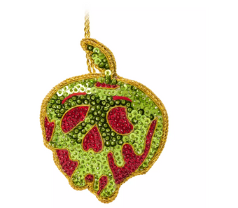 Disney Snow White Poisoned Apple Beaded Christmas Ornament New with Tag