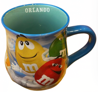 M&M's World Orlando Characters Coffee Mug New with Tag