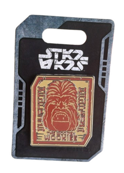 Disney Parks Star Wars Galaxy Edge Wooden Wookie Chewbacca Pin New With Tag