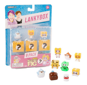 LankyBox Micro Mystery Mini Figure Set - 9pk Toy New With Box