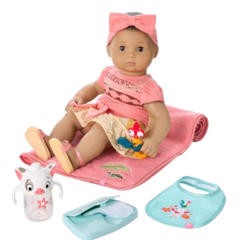 American Girl Disney Moana Cuddle & Care Set with Bitty Baby Doll New with Box