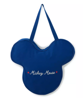 Disney Parks Mickey Mouse Icon Americana Canvas Tote New With Tag