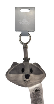 Disney Parks Pocahontas Meeko Face Icon Corduroy Plush Keychain New with Tags