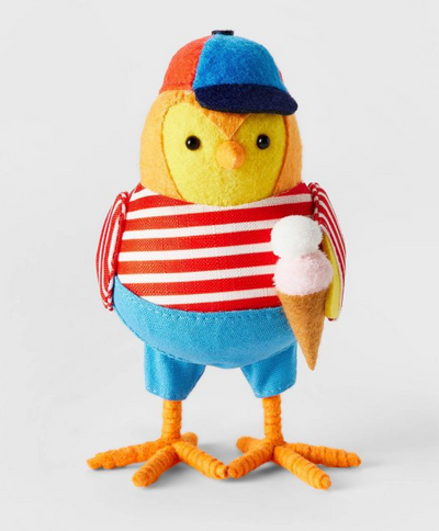 Target Fabric Bird Featherly Friends Scoop Decorative Figurine Sun Squad New
