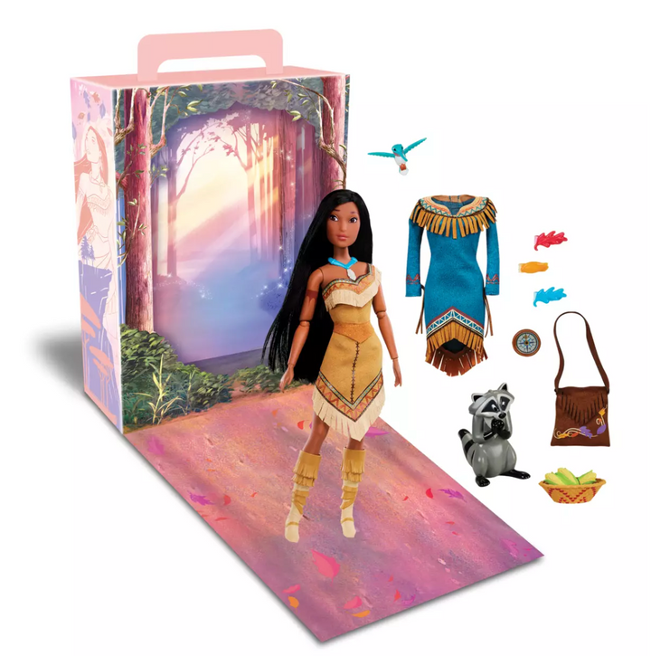 strapless open back dress Disney Story Doll with Accessories and Activity Pocahontas New with Bo – I  Love Characters