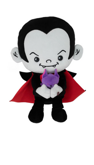 Universal Studios Dark Universe Bitty Monsters Dracula Plush with Bat New W Tag