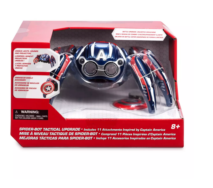 marvel avengers upgrade gear Disney Parks Captain America Spider-Bot Tactical Upgrade New With Box – I Love Characters