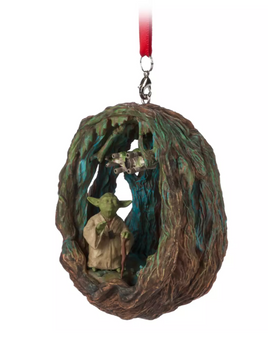 Disney Sketchbook Yoda Hanging Christmas Ornament New with Tag