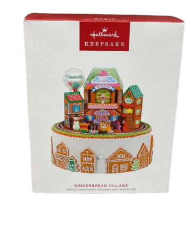 Hallmark 2023 Keepsake Gingerbread Village Musical Christmas Ornament New w Box