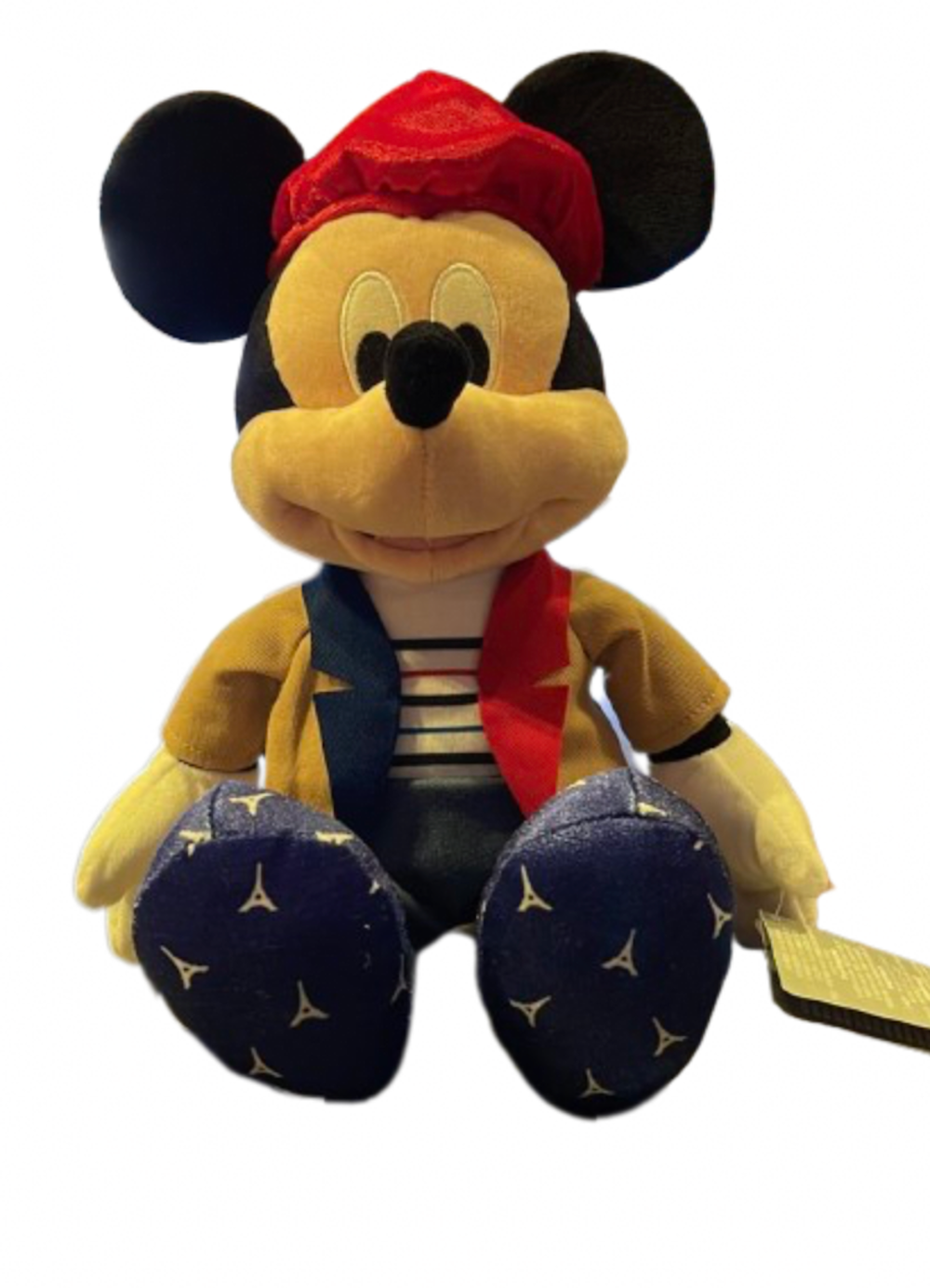 Disney Parks Epcot France Mickey Mouse Dressed Up Plush New with Tag